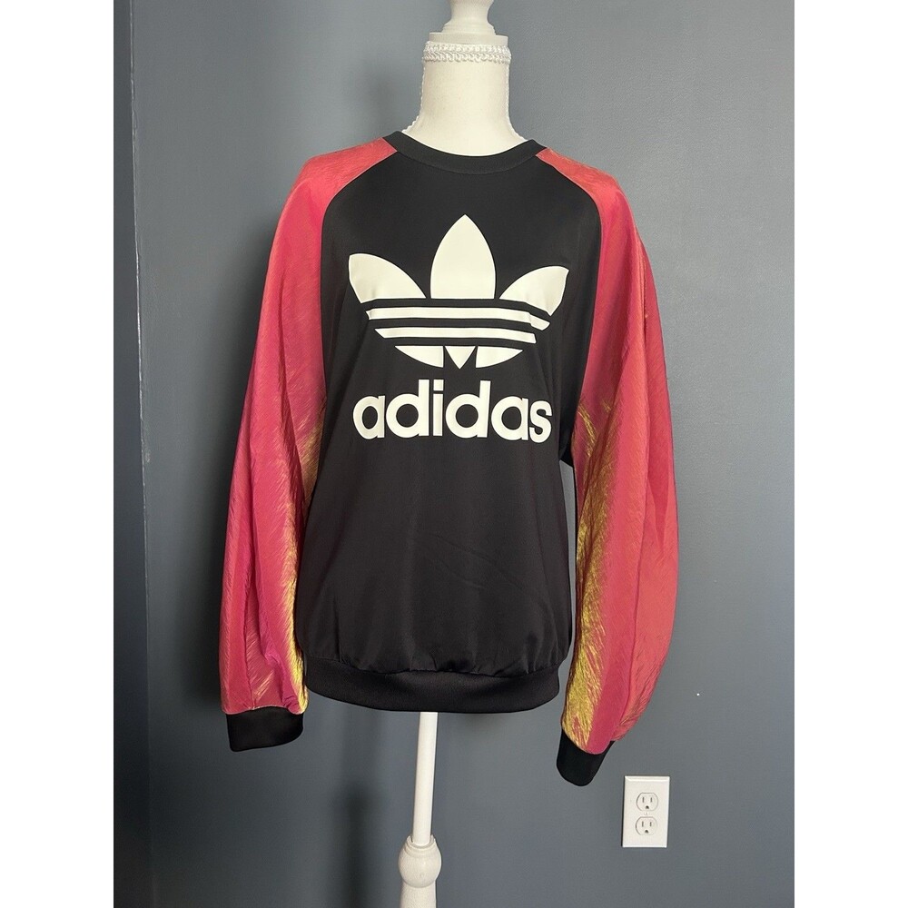 Adidas Originals Rita Ora Space Shifter Iridescent Holographic Crew Neck Size M